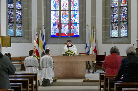 Markusprozession zum Kreuz an der Netzer Straße